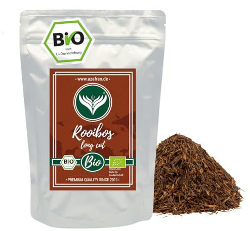 Azafran BIO Rooibos Tee lose - Rotbuschtee Natur 500g