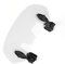 KIMISS Pantalla deflectora Universal para Moto, Ajustable en Altura, protección contra Viento, Compatible con múltiples Modelos, Accesorio Parabrisas