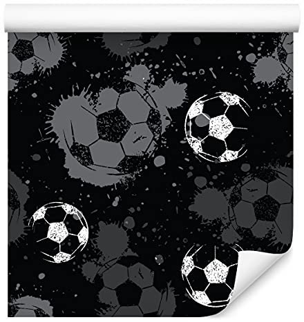 Muralo Vlies Tapete 10m Tapeten Rollen Jugend moderner Fußball SPORT Vliestapete 1000 x 53cm Wand Tapete Wohnzimmer Schlafzimmer Moderne Wanddeko Wand Dekoration