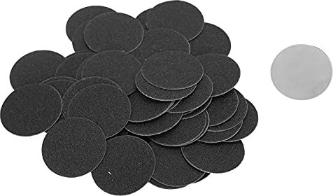 Schleifscheiben Schleifpapier, Fußschleifer Schleifpapier Abriebfestigkeit Pediküre Werkzeug Schleifpapier 50 Stück Gute Haltbarkeit Einfache Verwendung für Frauen für Zuhause(35mm)