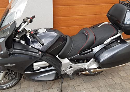 Top Sellerie France Deluxe Comfort Seat With Gel Compatible For Honda Pan European ST1300 2002-2013 SGCST317