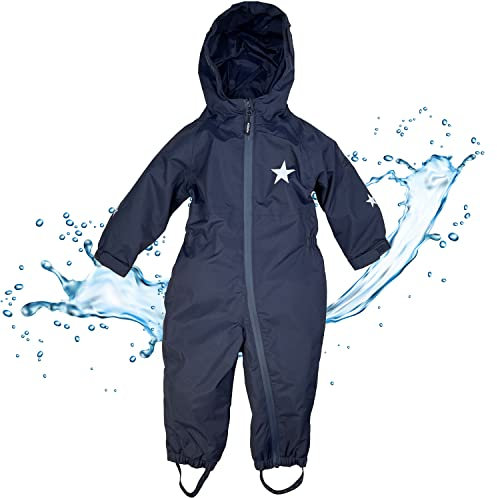 BMS BabyTodds Regenanzug für Kinder - atmungsaktiv & wasserdicht - marine 98