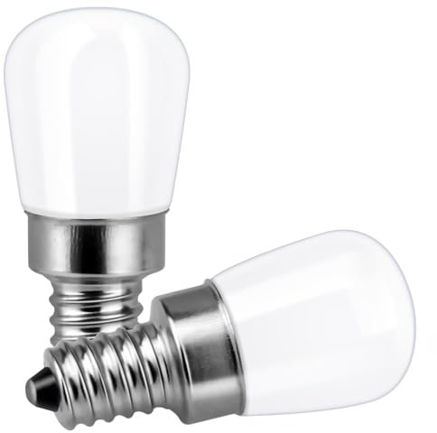 poeland E12 LED Bulb Light 1.5W 230V E12 Base (12mm Thread Diameter) for USA Socket, NOT for European Socket, Pack of 2 Warm White