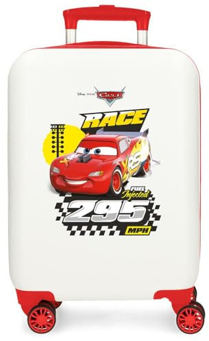 Disney Jungen Joy Cars Gepäck- Kindergepäck, Weiß, Cabina 50