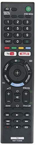 AULCMEET RMT-TX300E Ersatzfernbedienung Kompatibel mit Sony 4K OLED Smart TV KD-49XG70 KD-43XG70 KD-65XG7077 KD-65XG7073 KD-65XG7005 KD-65XG7004 KD-65XG7003