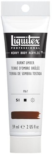 Liquitex Heavy Body - Tube de peinture acrylique, 59 ml - Terre d'ombre grillée