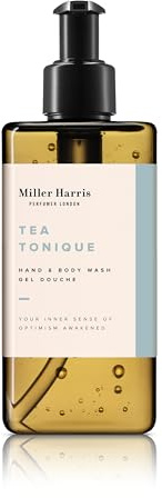 Miller Harris Tea Tonique Hand and Body Wash 300ml – Coconut Extract & Vitamin E | Refreshing & Uplifting Scent
