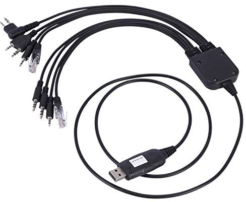 Qerwsdty USB-Programmierkabel Fuer Fuer icom Handy-Walkie-Talkie Autoradio CD Software