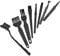 Uonlytech 8pcs Anti-Static Brush Cleaning Monitor Tool Circuit Key Board Cleaner Electric Scrubber Keyboard Cleaner Power Keyboard Vacuum Electronic Wipes Kit Duster Refill Grout PVC Black