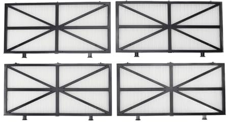 Asixxsix 4-teilige Ersatzfilterkartuschen für Poolroboter, ultrafeine Kartuschenfilterplatten für Dolphin 9991425-R4 Poolroboter-Reiniger, Ersatzteil für Poolroboter