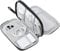 Nogeqi Petit organisateur de câbles, sac de chargement pour voiture électrique, sac à dos portable, double couche, universel, pour câble de charge de téléphone portable, batterie externe USB