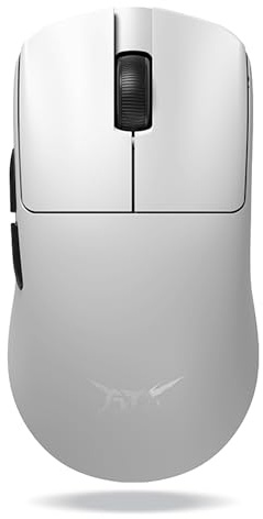 ATK Blazing Sky F1 Extreme Wireless Gaming Mouse - White | 35g Lightweight, PAW3950 Ultra Sensor, Up to 42,000 DPI, 8K Polling Rate, 60 Hr Battery Life, Dual-Mode 2.4G/Wired