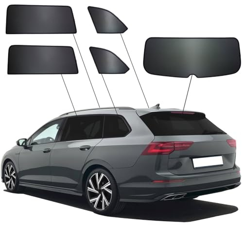 SunClip Sicht- & Sonnenschutz passgenau | kompatibel mit Volkswagen Golf VIII Variant 2020-