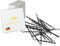 HAARallerliebst 24 Haarnadeln gedreht - 5,5 cm Bobby Pins schwarz - mehr Halt durch die Drehung – Haarklemmen Damen & Hair Pins in weisser Box - Perfekte Haarnadel für Styling & Halt