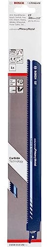 Bosch Professional Lame de scie sabre S 1255 CHM Endurance for Heavy Metal (pour le métal, 300 x 25 x 1,25 mm, Accessoires scie alternative)
