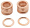 X AUTOHAUX 14mm Diamètre Intérieur Wagon rondelles Joint Plat Rondelles en Cuivre Étanchéité 30pcs