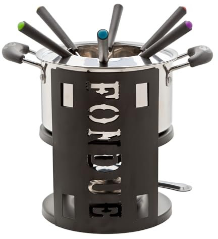 Cosy & Trendy Fondueset 9-dlg Incl 1 Rvs Pot - 6x Vork
