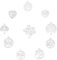UNICRAFTALE 10 pcs 10 Styles Breloques Arbre de Vie Breloques Acier Inoxydable Pendentifs Arbre Breloques Mixtes Breloques Pendentif pour Bracelet Collier Breloques Creation Bijoux