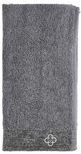 Zone Denmark Inu Luxus-Handtuch aus Baumwoll-Leinen-Mix, 50 x 100 cm, Grau