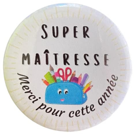 Badge broche super maîtresse