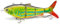 Roboter Angelköder,USB wiederaufladbare selbstschwimmende Angelköder, Bionic Köder, realistische Optik,für Sun-Fish Köder für Barsch, Gelbbarsch, Zander, Hecht, Forelle