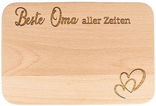 Spruchreif · Frühstücksbrettchen mit Gravur · Brotzeitbrett mit Gravur · Geschenk für Großeltern · Geschenkidee für Oma