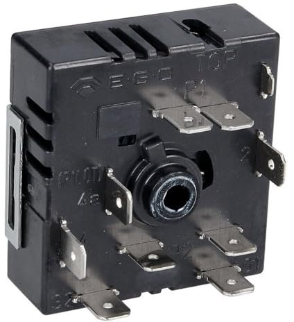 easyPART Kompatibel/Ersatz für EGO 50.85021.000 Kochplattenschalter 2kreis für Kochfeld