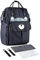 SONARIN Stylische Großer Kapazität Baby Wickelrucksack Wickeltasche,Multifunktions Wasserdicht Babytasche Wickeltasche Rucksack Reisetasche mit Wickelunterlage & Kinderwagen Haken(Dunkelblau)