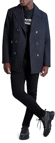 KARL LAGERFELD Herren Expose Pocket Bomber Jacket Bomberjacke, Dunkelgrau, L