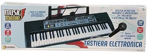 GIOCHERIA Music Mania Tastiera Elettronica 61 Tasti