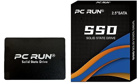 Pc Run - SSD 512GB 3D NAND SLC Cache Performance Boost 2.5 Pollici SATA III 7mm (0.28) SSD interno