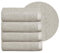 BEAUTEX Handtuch-Set Premium Frottier Sets Made in Europe, 100% Baumwolle 550g/m², Oeko-TEX Zertifiziert (Set: 4 Gästetücher - 30x50 cm in Sandgrau)