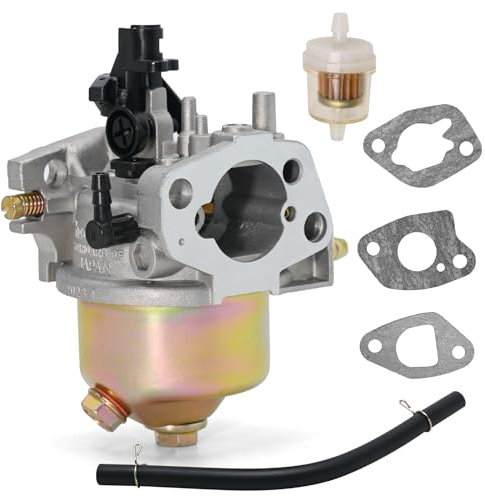 Hoypeyfiy Carburetor Kit Replacement for Mountfield RS100 Engine HP164 HP414 SP164 SP414 RS100 Lawnmower Engine Parts Carb with Gasket and Fuel Filter