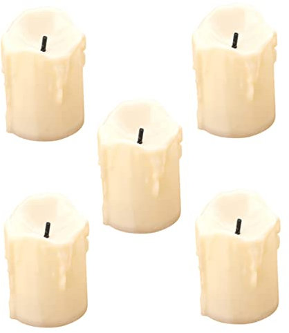 OSALADI Led Teelicht Kerzen Set Flackernde Flammenlose Kerzen Mit Schwarzem Docht Für Stimmungsvolle Innenbeleuchtung Und Dekoration