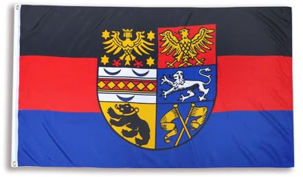 Sonia Originelli premium Fahne für jede Gelegenheit - hissfertig & wetterfest -Größe: ca. 90 x 150 cm, Farbe: Ostfriesland