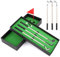 PBUSPU 3 Pcs Stylos à Bille de Golf, Ensemble de stylos Golf, Mini Clubs de Golf Cadeau pour Les Fans de Golf, Golf en Métal Souvenir d'un Parcours