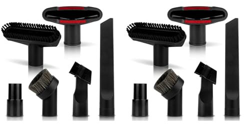 Haopeuk 2X Vacuum Cleaner Attachments 32mm Vacuum Cleaner Attachment Kit Extra Nozzle Kit Cleaning Brush Brushes and Nozzles
