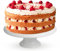 Victoria Sponge Cake 8 (14 Portions)