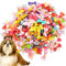 AYVRUOP Hund Hochzeit, Hunde Haarschmuck Hundehaar-Schleifen mit Gummiband Haustiere Hundehaare Bögen Zubehör für Lange Haare Haustier Hunde Katze Welpen, Zufällige Farbe, 20 Stück
