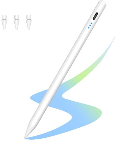 Pencil 1. Generation para iPad 2025-2018, KIROSA stylus con rechazo de palma y sensible a la inclinación para videoconsola Nintendo DS, Lápiz para iPad 6-11, Air 3-5/M2/M3,Pro 11/12.9/13 M4, Min 5-6