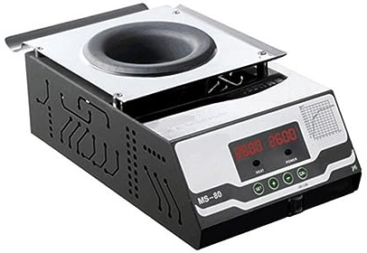 PPot de Soudure, Pot à souder en alliage sans plomb MS-80, affichage numérique, 400w, étain fondu, 1.5KG, température réglable, four à étain de pour Faire Fondre le Métal