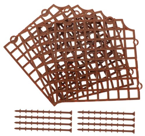 SUPVOX Lot De 3 De Sol pour Pots De Fleurs Couvercles en Plastique Découpables Grilles pour Pots De Fleurs Anti-Chats Fournitures De Jardinage