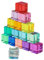 Gwezmxs Regenbogen Jelly Blocks aus Acryl – Sensory Toys für Kinder, 16 Bunte Sensorik-Bauklötze ab 3 Jahren