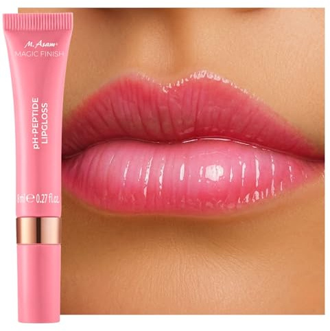 M. Asam Magic Finish pH Peptide Lipgloss Flirt Mode (8ml) | Lipgloss Mit Peptid Komplex Für Volle Lippen, Lip Plumper Mit Glow Finish, Lippenpflege Mit Farbe