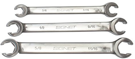 Signet Brake Pipe/Flare Nut Imperial Spanner Set AF 3/8-11/16 SAE S33708