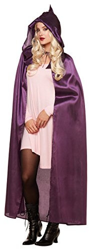 Spirit Halloween Hocus Pocus Sarah Sanderson Umhang für Erwachsene, offizielles Lizenzprodukt, Hexen-Cosplay, TV- und Filmkostüm, Violett, Einheitsgröße