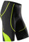 Santic Radlerhose Herren Kurz mit Sitzpolster Radhose Herren Kurz Fahrradhose Herren Gepolstert Radshorts Herren mit Polster Grün EU L