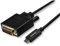 StarTech.com Cable Adaptador de 3m USB-C a DVI 1920 x 1200 - Negro - Cable USB Tipo C a DVI - Cable Conversor de Vídeo USBC - Adaptadores de Cable de vídeo (3 m, USB C, DVI-D, Macho, Macho, Derecho)