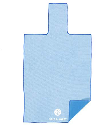Salt & Honey Rutschfestes Pilates-Reformer-Handtuch (blau)