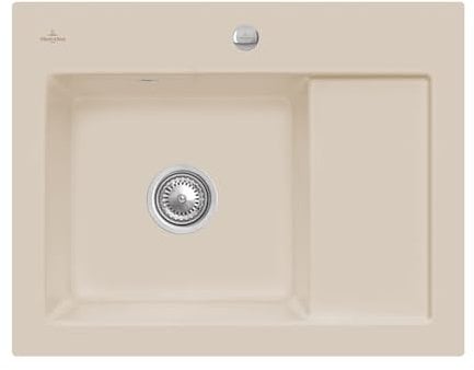 Villeroy & Boch VB-3312 02 AM SUBWAY 45 COMPACT Spülbecken, Almond